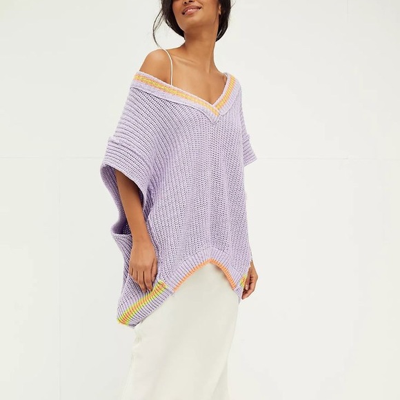 Free People Sweaters - Free People Stripe Clyde Vest Sweater